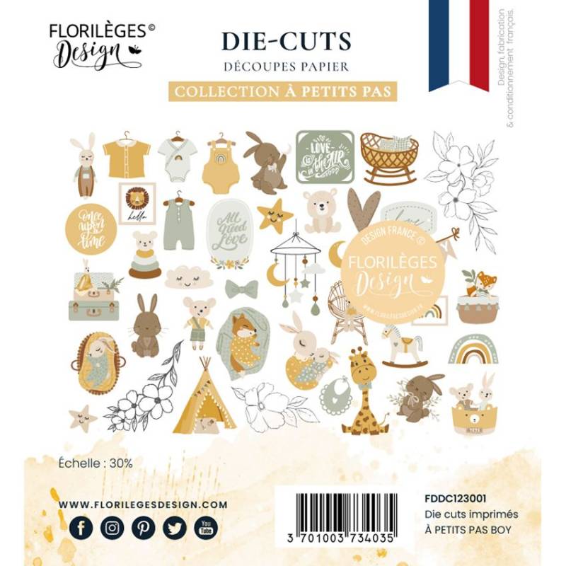 Die Cuts - Florilèges - A Petits Pas - Garçon