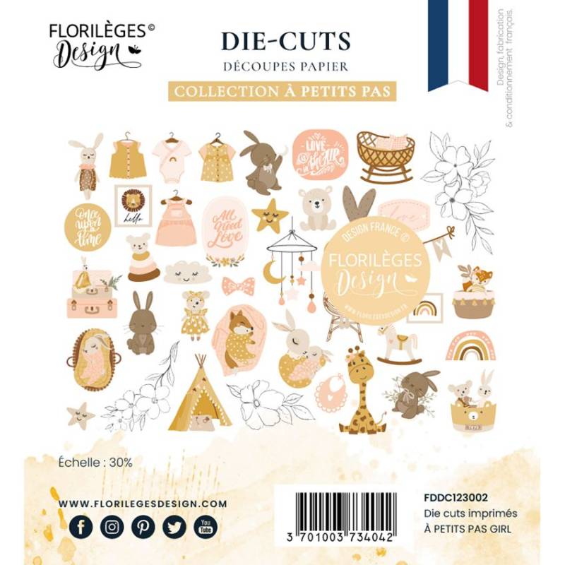 Die Cuts - Florilèges - A Petits Pas -  Fille