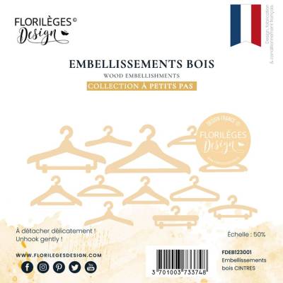 Embellissements Bois - Florilèges - A Petits Pas - Cintres