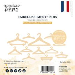 Embellissements Bois - Florilèges - A Petits Pas - Cintres