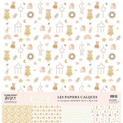 Kit Calques Florilèges - A Petits Pas - Fille - 30.5 X 30.5