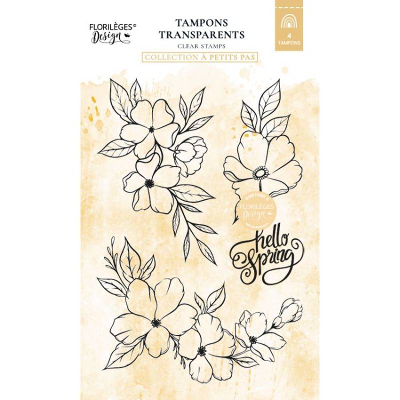 Tampons clear - Florilèges - A Petits Pas - Hello Spring