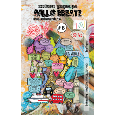 Die Cuts - AALL and Create Ephemera - 015 - Bon Voyage