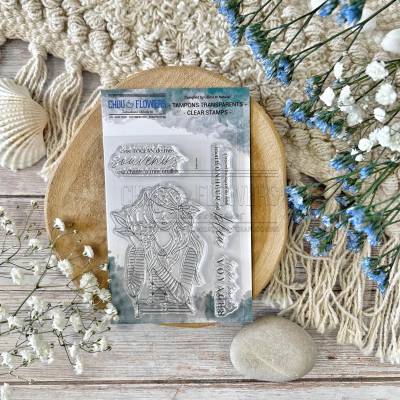 Tampons Clear - Fille Pirate - Chou & Flowers