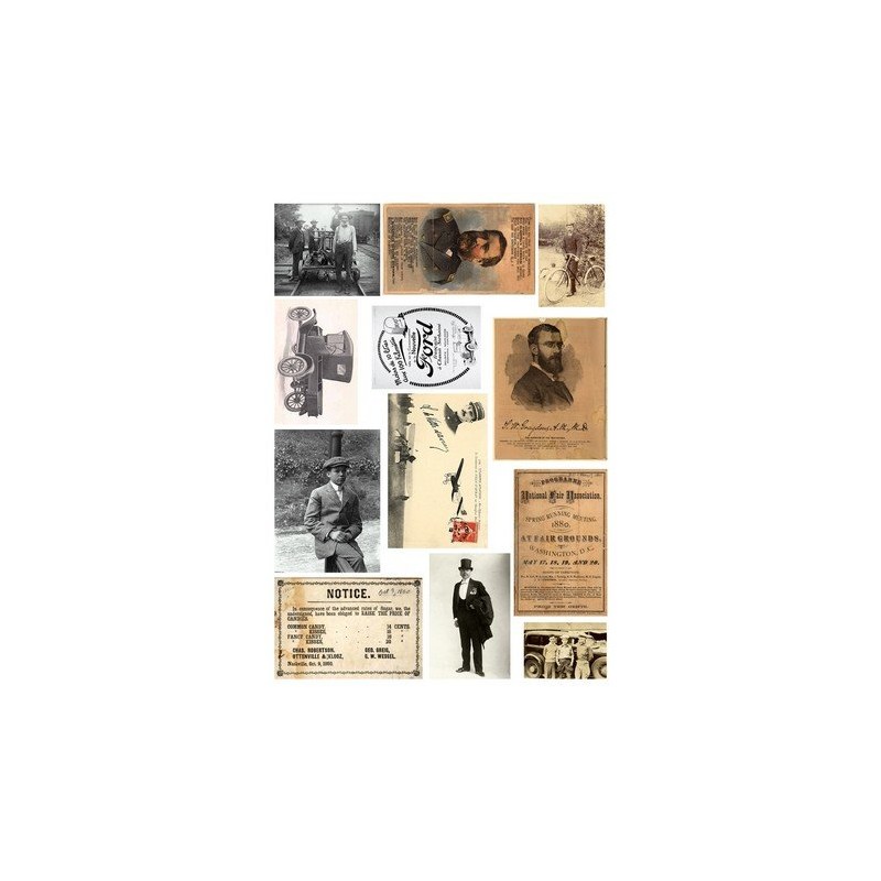 Feuille d'images Vintage - Vintage Gentlemen