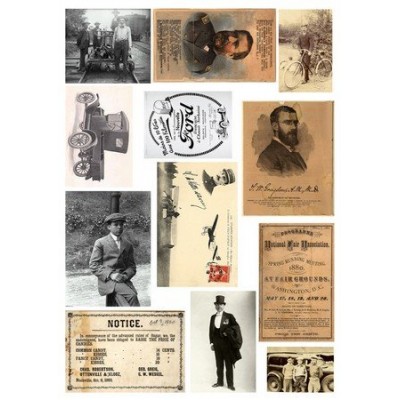 Feuille d'images Vintage - Vintage Gentlemen