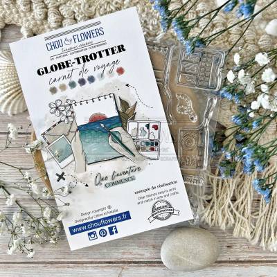 Tampons Clear - Carnet de voyage - Chou & Flowers