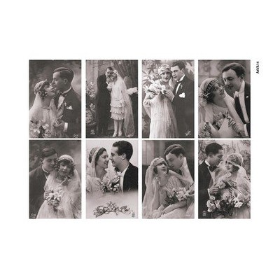 Feuille d'images Vintage - Wedding