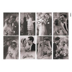 Feuille d'images Vintage - Wedding