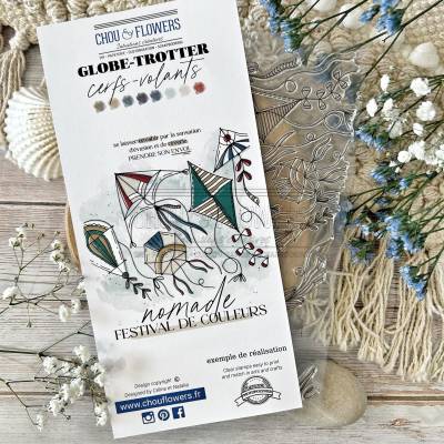 Tampons Clear - Cerfs volants - Chou & Flowers