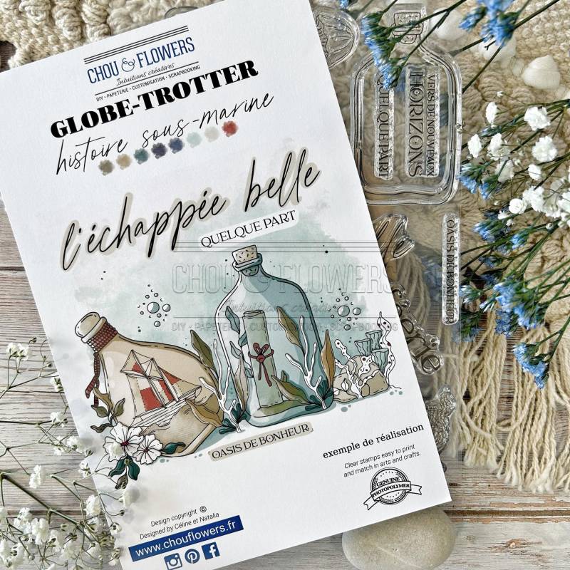 Tampons Clear - Histoire sous-marine - Chou & Flowers