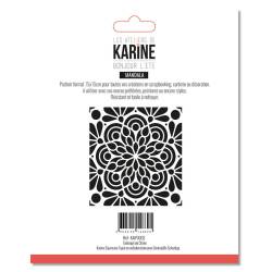 Pochoir - Bonjour l'été - Mandala - Les Ateliers de Karine