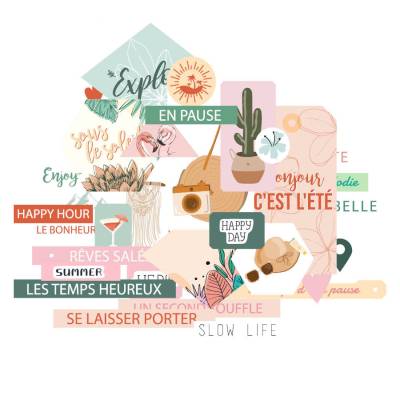 Bonjour l'été - Die Cuts - Les Ateliers de Karine