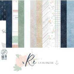 Pack Papiers 30 x 30 - HA. PI Little Fox - Ré la Blanche