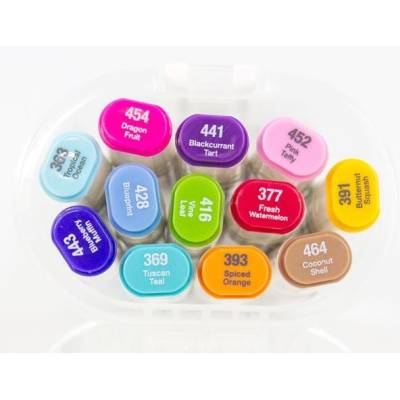 Nuvo - 12 Feutres à alcool - Radiant & Bold