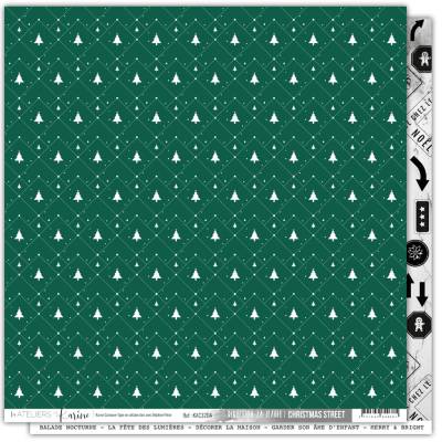 Pack Papiers 30 x 30 - Les Ateliers de Karine - Christmas Street