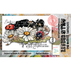 AALL & Create Stamp - Fleur avec Porte Bonheur