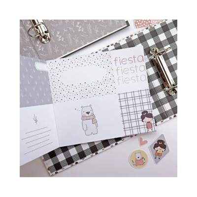 Bloc Cartes Journal - Papier 23 x 30 cm - Alua Cid - Ari Dad