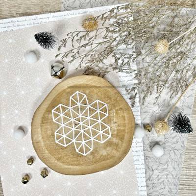 Pochoir - Masque Flocon - Rêve Nordique - Chou & Flowers