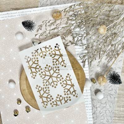 Pochoir - Neige - Rêve Nordique - Chou & Flowers