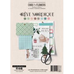 Papiers A5 - Chou & Flowers - Les illustrations - Rêve Nordique