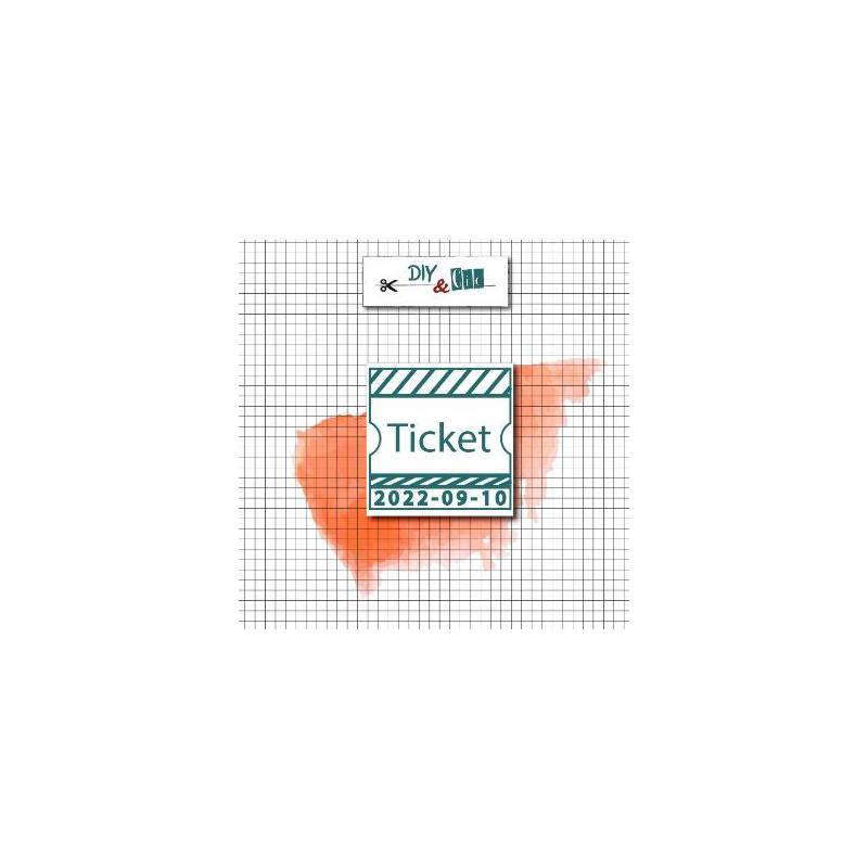 Sceau en laiton - DIY - Ticket