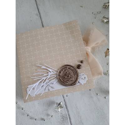 Ruban mousseline de soie - Biscuit