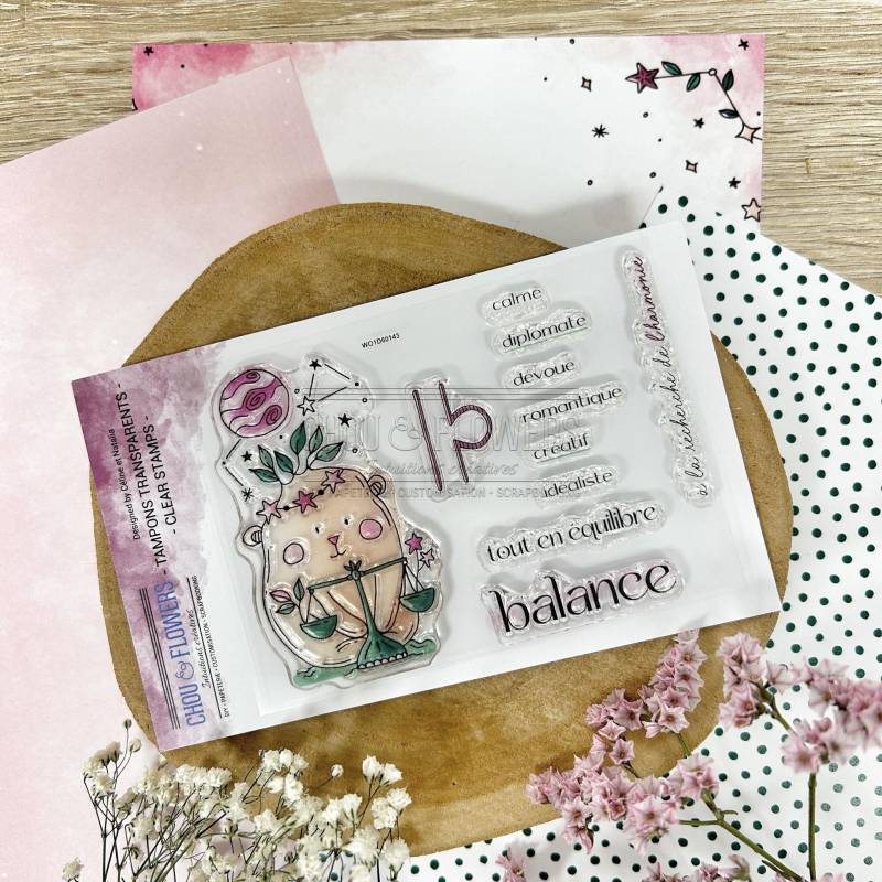 Tampons Clear - Doudou - Balance - Chou & Flowers