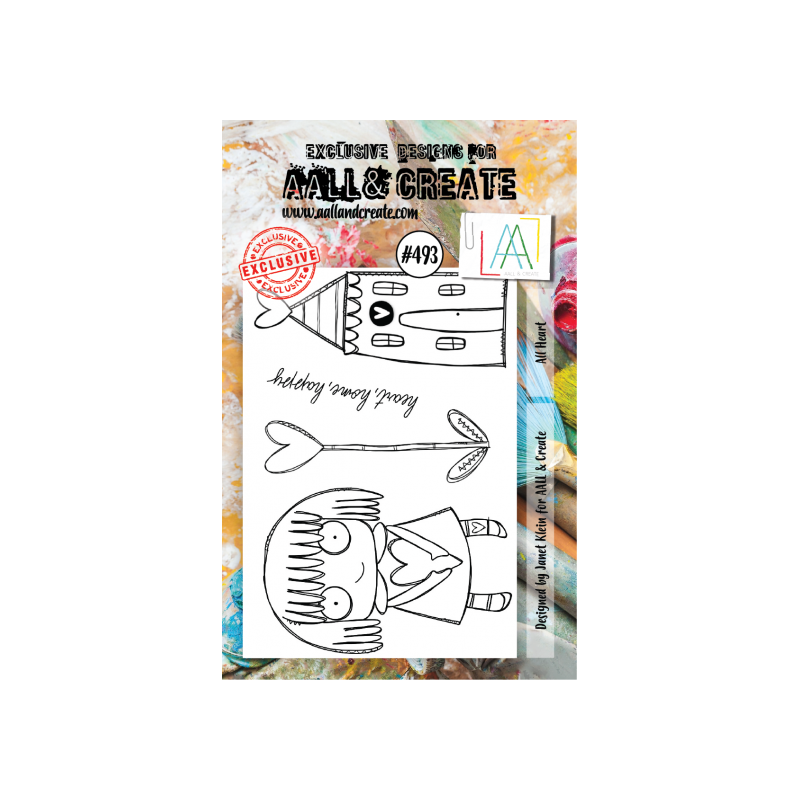 AALL & Create Stamp - 493 - All Heart