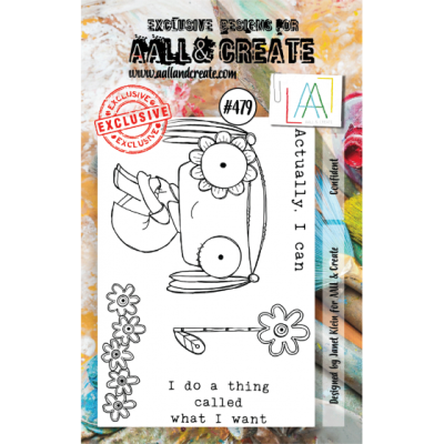 AALL & Create Stamp - 479 - Confident