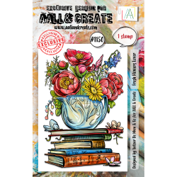 AALL & Create Stamp - 1150- French Flowers Lover