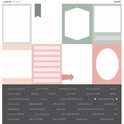 Amour Toujours - Paper Pack 30.5 cm x 30.5 cm - Modascrap