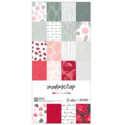 Coquelicot de printemps - Paper Pack 30.5 cm x 15,2 cm - Modascrap