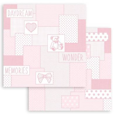 Pack Papier 20.2 x 20.2 - Stamperia - Baby Dream