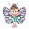 Tampons Cling - Stampingbella - Butterfly Girl - Mini Oddball