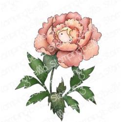Tampons Cling - Stampingbella - Wonderland peony - Tiny Townie