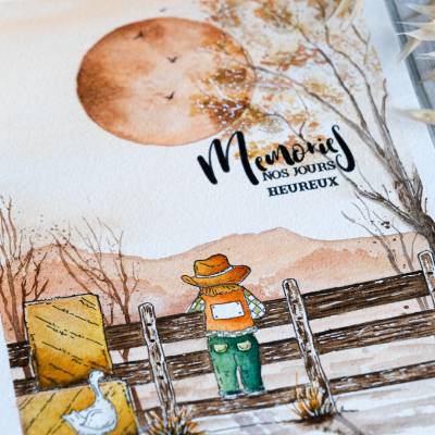 Tampons Clear - Memories - Peace & Love - Chou & Flowers