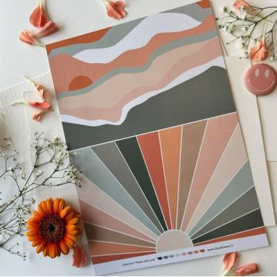 Papeterie créative - Peace & Love - Chou & Flowers