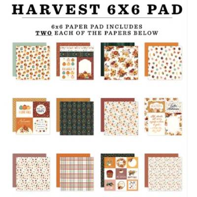 Pack papier - Carta Bella - 15x15cm - Harvest