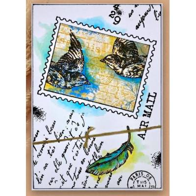 Tampons Woodware - Oiseaux en liberté