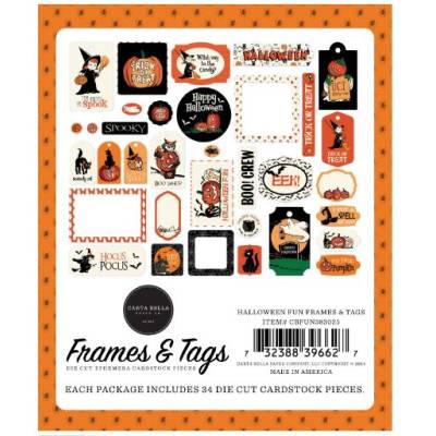 Die Cuts - Halloween Fun - Carta Bella- Frames & Tags