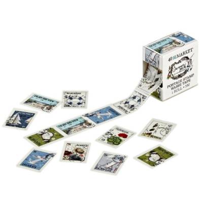 Washi Tape - Postage Roll - Timbres - 49 and Market