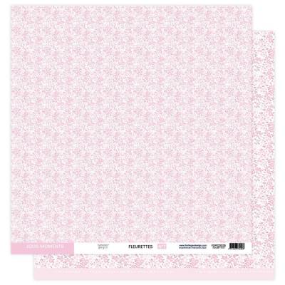 Kit Papiers Fleurettes - A Petits Pas - Florilèges - 30.5 X 30.5