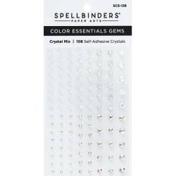 Stickers Mix Cristal Mix - 4 tailles - Spellbinders
