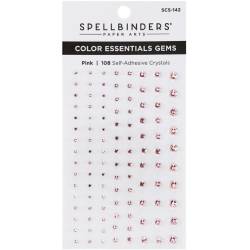 Stickers Mix Cristal Mix Rose - 4 tailles - Spellbinders