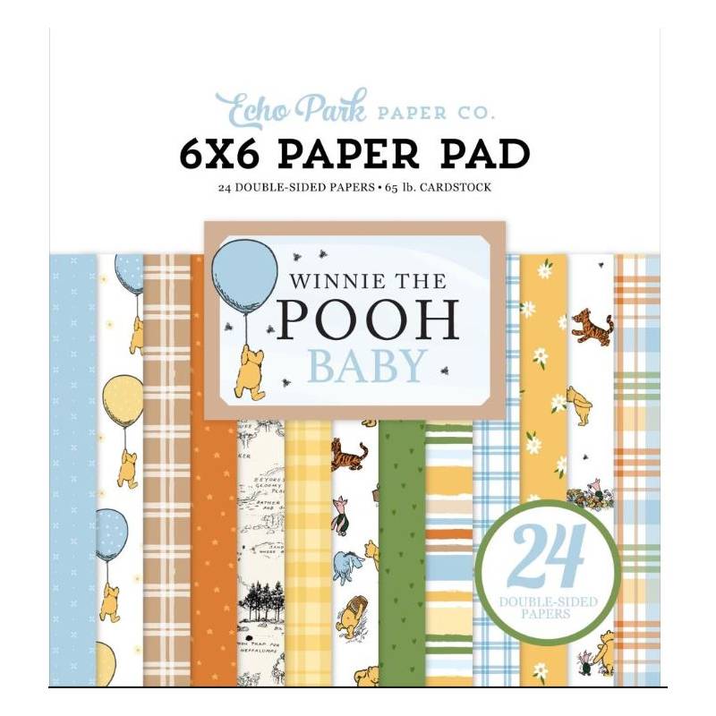 Pack Papier 15.2 x 15.2 - Echo park - Winnie the Pooh Baby