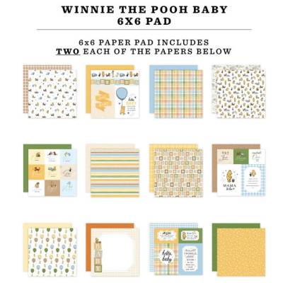 Pack Papier 15.2 x 15.2 - Echo park - Winnie the Pooh Baby