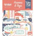 Die Cuts - Echo Park - Frames & Tags - Baby on Board - Fille