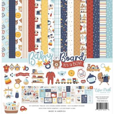 Pack 30x30 - Echo Park - Baby on Board Boy
