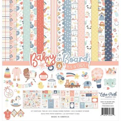 Pack 30x30 - Echo Park - Baby on Board - fille